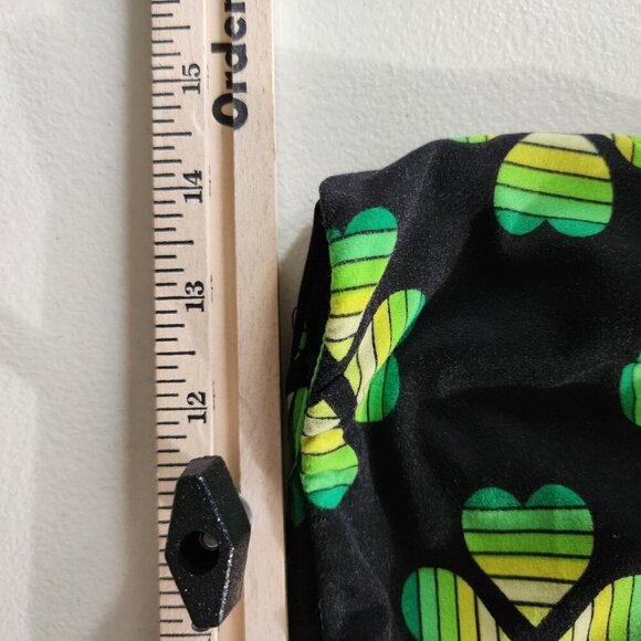 Lularoe Leggings Womens Tall Curvy Clover Heart St Patrick's Day Shamrock Print - Picture 5 of 9